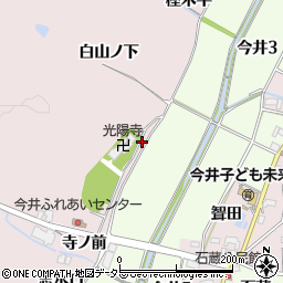 愛知県犬山市今井（寺ノ前）周辺の地図