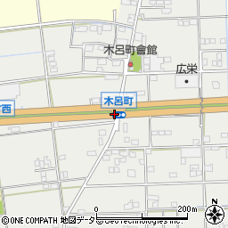 木呂町周辺の地図