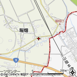 兵庫県養父市堀畑384周辺の地図