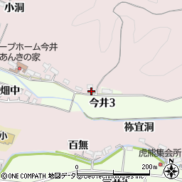 愛知県犬山市今井祢宜洞周辺の地図