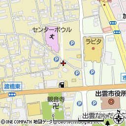 クリーニングのきょくとう１００円クリーニング出雲中央店周辺の地図