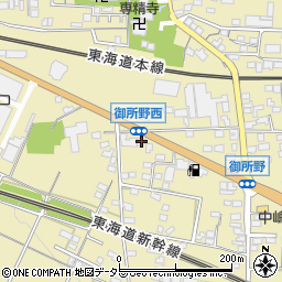 岐阜県不破郡垂井町1477-1周辺の地図