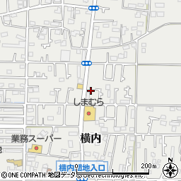 神奈川県平塚市横内3271周辺の地図