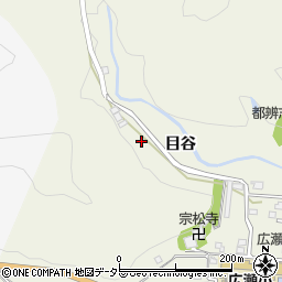 島根県安来市広瀬町広瀬目谷周辺の地図