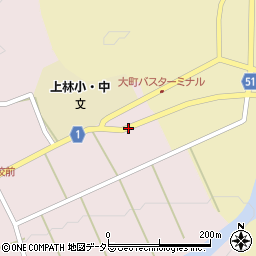 京都府綾部市八津合町上荒木周辺の地図