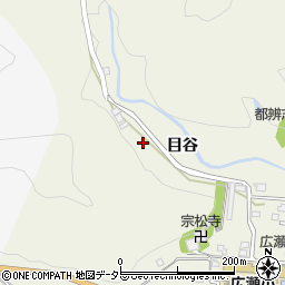 島根県安来市広瀬町広瀬（目谷）周辺の地図
