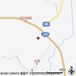 岐阜県恵那市山岡町久保原548周辺の地図