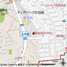 神奈川県横浜市磯子区上中里町815周辺の地図