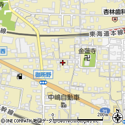 岐阜県不破郡垂井町1640周辺の地図