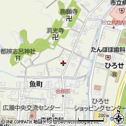 島根県安来市広瀬町広瀬鍛治町周辺の地図