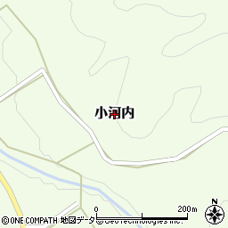 鳥取県三朝町（東伯郡）小河内周辺の地図