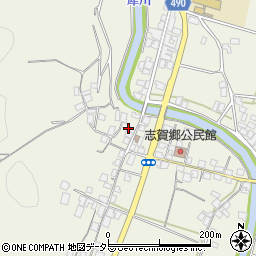 京都府綾部市志賀郷町野上周辺の地図