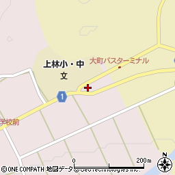 綾部市消防署上林分遣所周辺の地図
