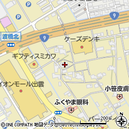 島根県出雲市渡橋町856周辺の地図