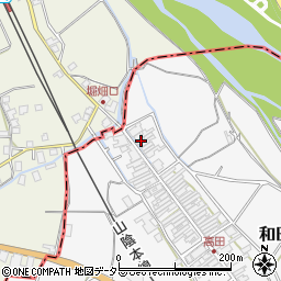 兵庫県朝来市和田山町高田280周辺の地図