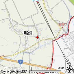 兵庫県養父市堀畑353周辺の地図