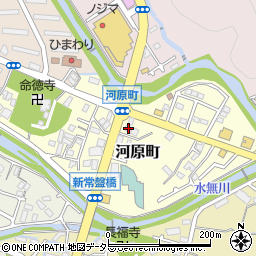 神奈川県秦野市河原町2-17周辺の地図