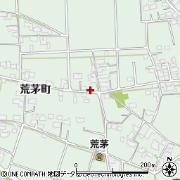 島根県出雲市荒茅町周辺の地図