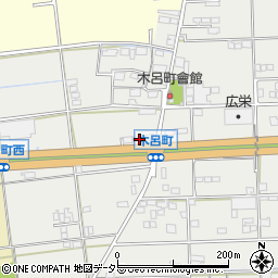 岐阜県大垣市木呂町82周辺の地図