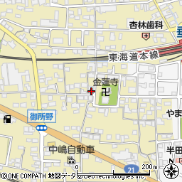 岐阜県不破郡垂井町1609周辺の地図