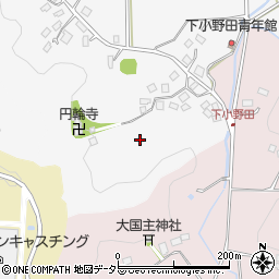 千葉県長南町（長生郡）下小野田周辺の地図