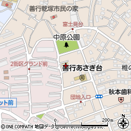 ウェルシア藤沢善行店周辺の地図