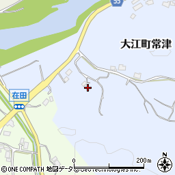 京都府福知山市大江町常津646周辺の地図