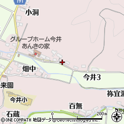 愛知県犬山市今井畑中58周辺の地図