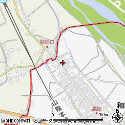 兵庫県朝来市和田山町高田282周辺の地図