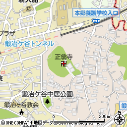 正翁寺周辺の地図