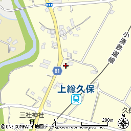 千葉県市原市久保569-1周辺の地図