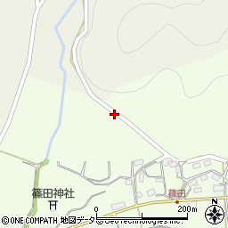 京都府綾部市篠田町（宮ノ岡）周辺の地図