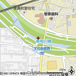 新相川橋周辺の地図