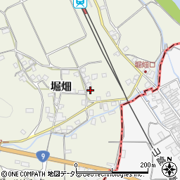 兵庫県養父市堀畑377周辺の地図