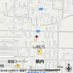 神奈川県平塚市横内3243周辺の地図