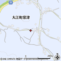 京都府福知山市大江町常津588周辺の地図