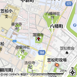 蓮國寺周辺の地図