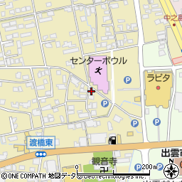 島根県出雲市渡橋町122-3周辺の地図