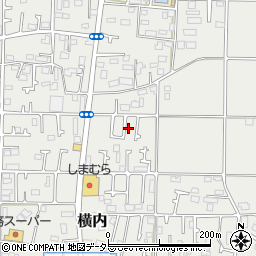 神奈川県平塚市横内3296周辺の地図
