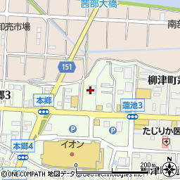 笠松自動車有限会社周辺の地図