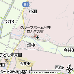 愛知県犬山市今井畑中46周辺の地図