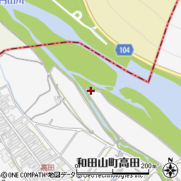 兵庫県朝来市和田山町高田818-1周辺の地図