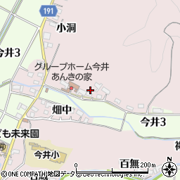 愛知県犬山市今井畑中50周辺の地図