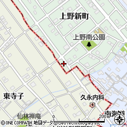 愛知県犬山市上野新町348-3周辺の地図