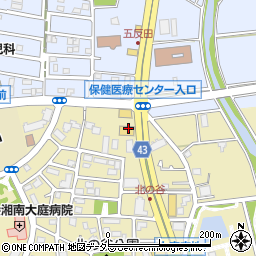 ビースポーツ藤沢大庭店周辺の地図
