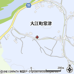 京都府福知山市大江町常津584周辺の地図