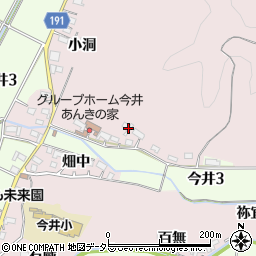 愛知県犬山市今井畑中51周辺の地図