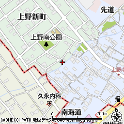 愛知県犬山市上野新町365周辺の地図