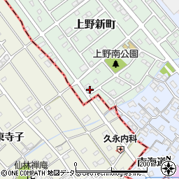 愛知県犬山市上野新町344周辺の地図