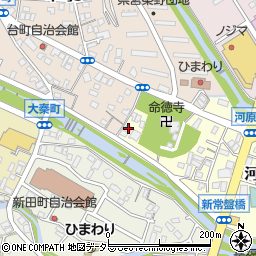 神奈川県秦野市河原町1-2周辺の地図